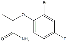 2-(2-bromo-4-fluorophenoxy)propanamide Structure