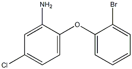 2-(2-bromophenoxy)-5-chloroaniline 구조식 이미지