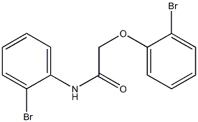 2-(2-bromophenoxy)-N-(2-bromophenyl)acetamide Structure