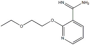 2-(2-ethoxyethoxy)pyridine-3-carboximidamide 구조식 이미지