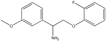 2-(2-fluorophenoxy)-1-(3-methoxyphenyl)ethanamine Structure