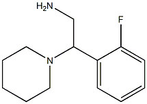 2-(2-fluorophenyl)-2-(piperidin-1-yl)ethan-1-amine Structure