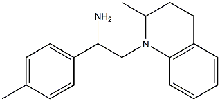 2-(2-methyl-1,2,3,4-tetrahydroquinolin-1-yl)-1-(4-methylphenyl)ethan-1-amine Structure