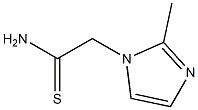 2-(2-methyl-1H-imidazol-1-yl)ethanethioamide Structure