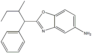 2-(2-methyl-1-phenylbutyl)-1,3-benzoxazol-5-amine Structure