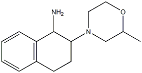 2-(2-methylmorpholin-4-yl)-1,2,3,4-tetrahydronaphthalen-1-amine 구조식 이미지