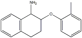 2-(2-methylphenoxy)-1,2,3,4-tetrahydronaphthalen-1-amine 구조식 이미지