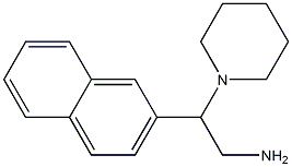 2-(2-naphthyl)-2-piperidin-1-ylethanamine 구조식 이미지