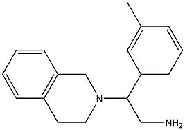 2-(3,4-dihydroisoquinolin-2(1H)-yl)-2-(3-methylphenyl)ethanamine Structure