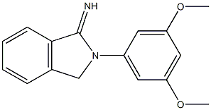 2-(3,5-dimethoxyphenyl)-2,3-dihydro-1H-isoindol-1-imine Structure