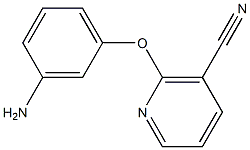 2-(3-aminophenoxy)nicotinonitrile 구조식 이미지