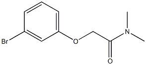 2-(3-bromophenoxy)-N,N-dimethylacetamide Structure