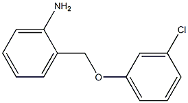 2-(3-chlorophenoxymethyl)aniline 구조식 이미지