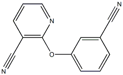 2-(3-cyanophenoxy)nicotinonitrile Structure