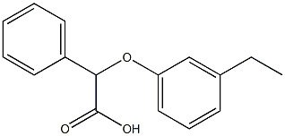 2-(3-ethylphenoxy)-2-phenylacetic acid Structure