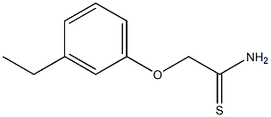 2-(3-ethylphenoxy)ethanethioamide 구조식 이미지