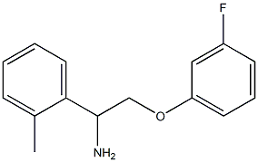 2-(3-fluorophenoxy)-1-(2-methylphenyl)ethanamine Structure