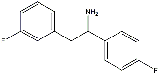 2-(3-fluorophenyl)-1-(4-fluorophenyl)ethanamine 구조식 이미지