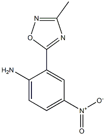 2-(3-methyl-1,2,4-oxadiazol-5-yl)-4-nitroaniline Structure