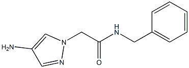 2-(4-amino-1H-pyrazol-1-yl)-N-benzylacetamide 구조식 이미지
