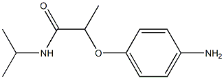 2-(4-aminophenoxy)-N-(propan-2-yl)propanamide Structure