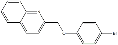 2-(4-bromophenoxymethyl)quinoline 구조식 이미지