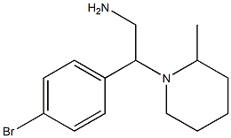2-(4-bromophenyl)-2-(2-methylpiperidin-1-yl)ethanamine 구조식 이미지