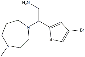 2-(4-bromothiophen-2-yl)-2-(4-methyl-1,4-diazepan-1-yl)ethan-1-amine Structure