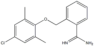 2-(4-chloro-2,6-dimethylphenoxymethyl)benzene-1-carboximidamide 구조식 이미지