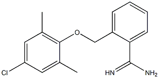 2-(4-chloro-2,6-dimethylphenoxymethyl)benzene-1-carboximidamide Structure