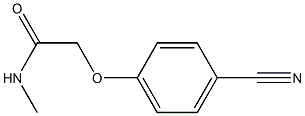 2-(4-cyanophenoxy)-N-methylacetamide 구조식 이미지