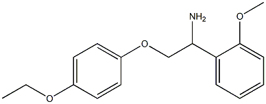 2-(4-ethoxyphenoxy)-1-(2-methoxyphenyl)ethanamine 구조식 이미지