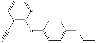 2-(4-ethoxyphenoxy)nicotinonitrile 구조식 이미지