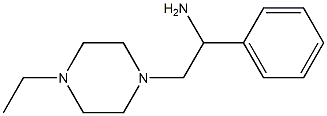 2-(4-ethylpiperazin-1-yl)-1-phenylethanamine Structure