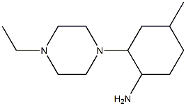 2-(4-ethylpiperazin-1-yl)-4-methylcyclohexanamine Structure