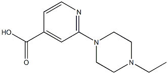 2-(4-ethylpiperazin-1-yl)pyridine-4-carboxylic acid 구조식 이미지