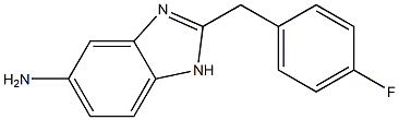 2-(4-fluorobenzyl)-1H-benzimidazol-5-amine 구조식 이미지