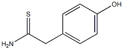 2-(4-hydroxyphenyl)ethanethioamide Structure