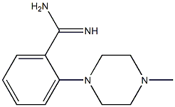 2-(4-methylpiperazin-1-yl)benzene-1-carboximidamide 구조식 이미지