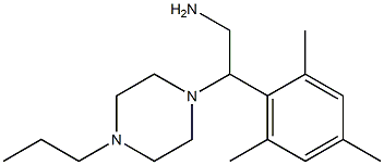 2-(4-propylpiperazin-1-yl)-2-(2,4,6-trimethylphenyl)ethan-1-amine Structure