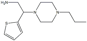 2-(4-propylpiperazin-1-yl)-2-thien-2-ylethanamine Structure