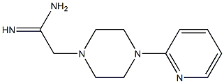 2-(4-pyridin-2-ylpiperazin-1-yl)ethanimidamide Structure