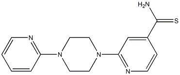 2-(4-pyridin-2-ylpiperazin-1-yl)pyridine-4-carbothioamide Structure