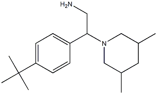 2-(4-tert-butylphenyl)-2-(3,5-dimethylpiperidin-1-yl)ethan-1-amine 구조식 이미지