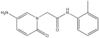 2-(5-amino-2-oxo-1,2-dihydropyridin-1-yl)-N-(2-methylphenyl)acetamide Structure