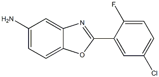 2-(5-chloro-2-fluorophenyl)-1,3-benzoxazol-5-amine Structure