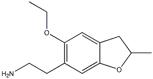 2-(5-ethoxy-2-methyl-2,3-dihydro-1-benzofuran-6-yl)ethan-1-amine Structure