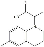 2-(6-methyl-1,2,3,4-tetrahydroquinolin-1-yl)propanoic acid 구조식 이미지