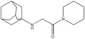 2-(adamantan-1-ylamino)-1-(piperidin-1-yl)ethan-1-one Structure