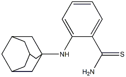 2-(adamantan-1-ylamino)benzene-1-carbothioamide Structure